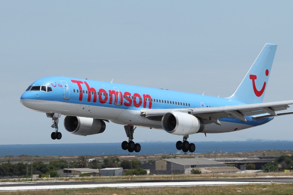 Eine weitere Thomson Boeing 757.