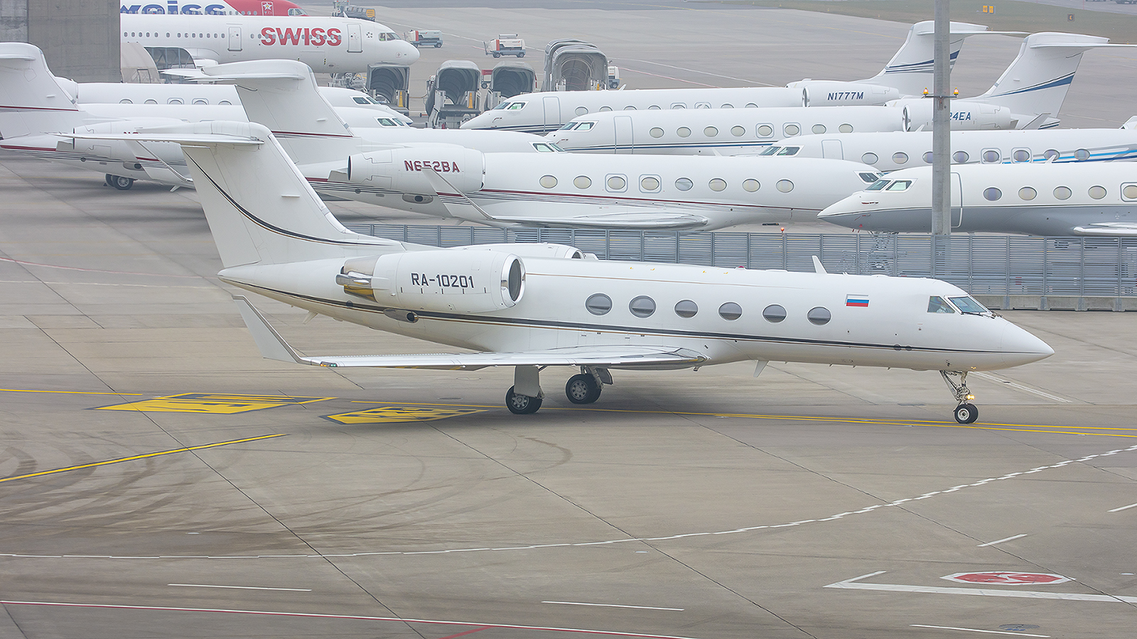 Diese Gulfstream G-IV gehört der UTair.