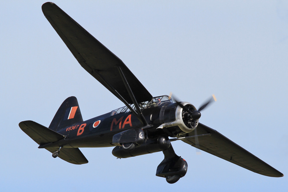 Die Westland Lysander war ein Aflärungs- und Verbindungsflugzeug.