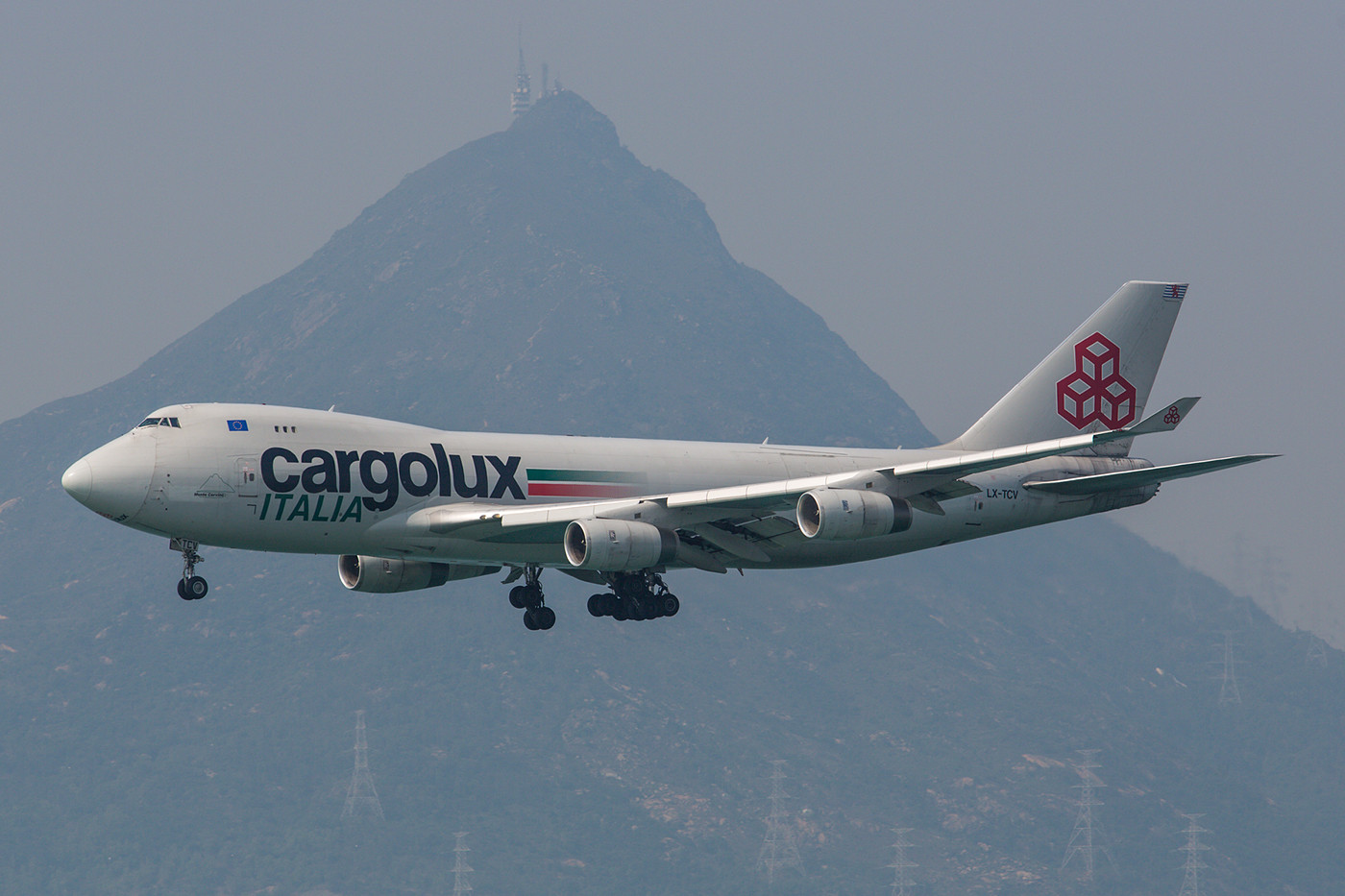 Boeing 747-400F der Cargolux Italia.