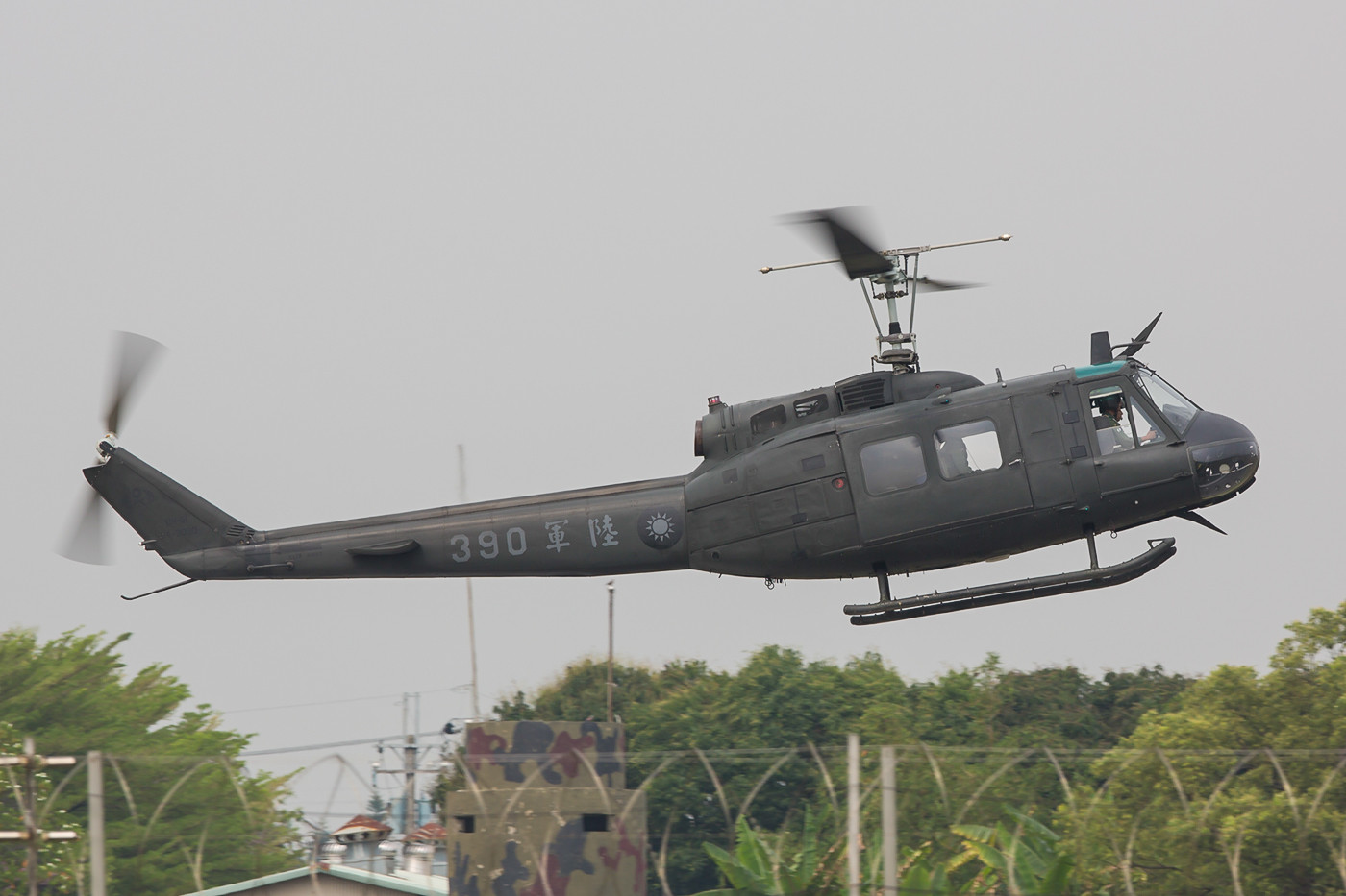 Die Huey versieht in Taiwan noch zuverlässig ihren Dienst.