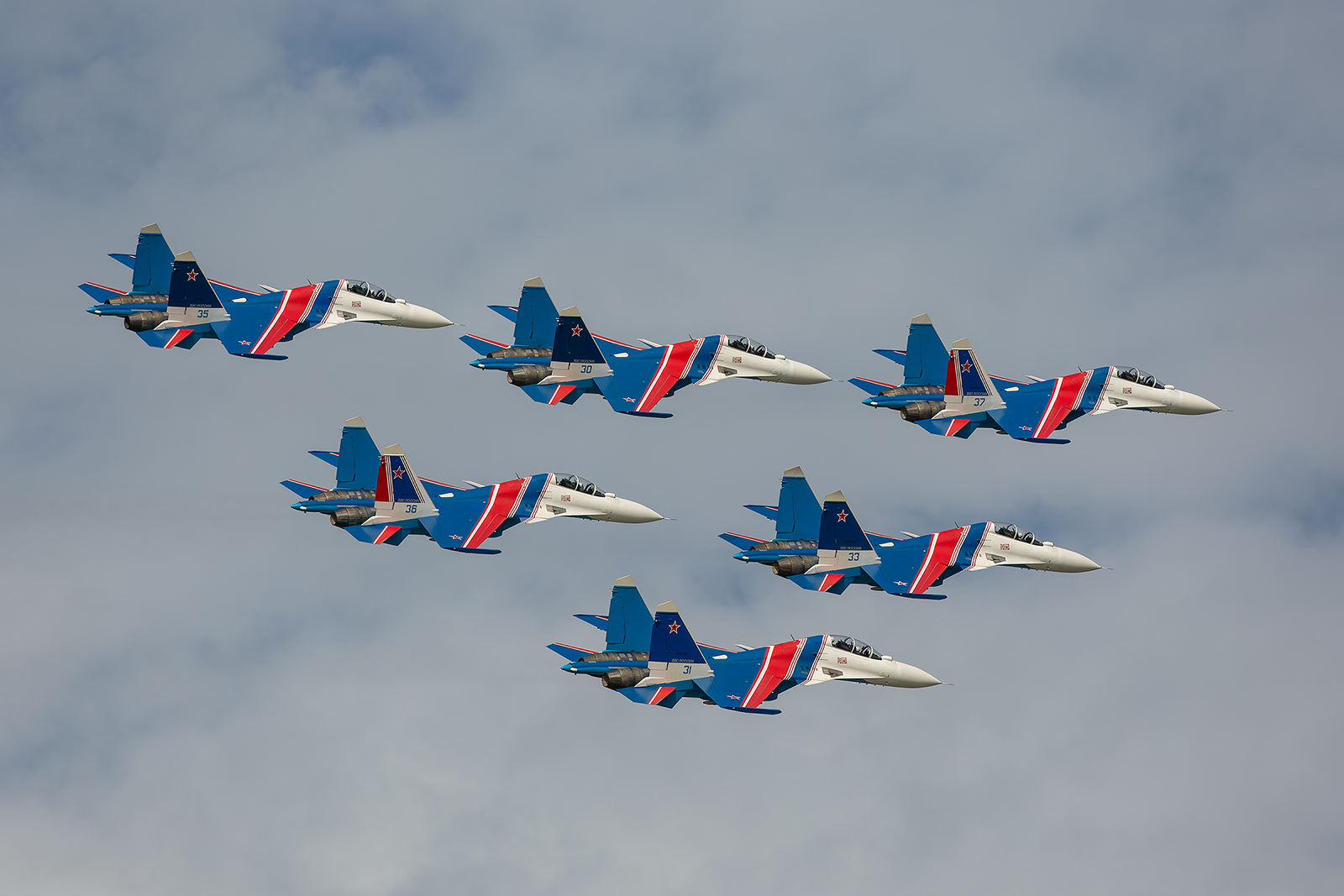 Die "Russian Knights" in ihrer ersten Saison mit der Su-30SM