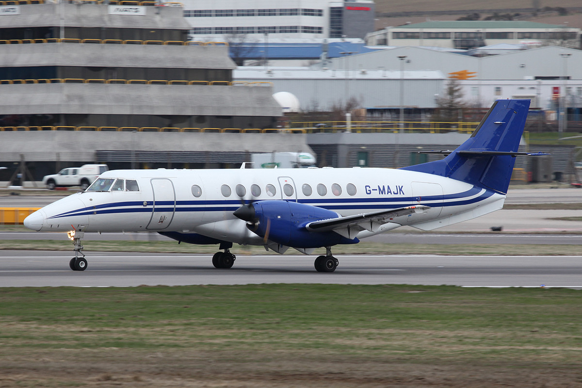 Eine dr zahlreichen Jetstream 41 von Eastern Airways.