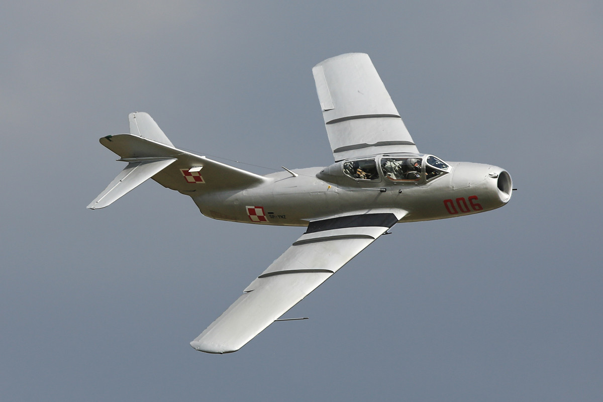 Die polnische Lim-2 ist ein Lizensbau der MIG-15UTI