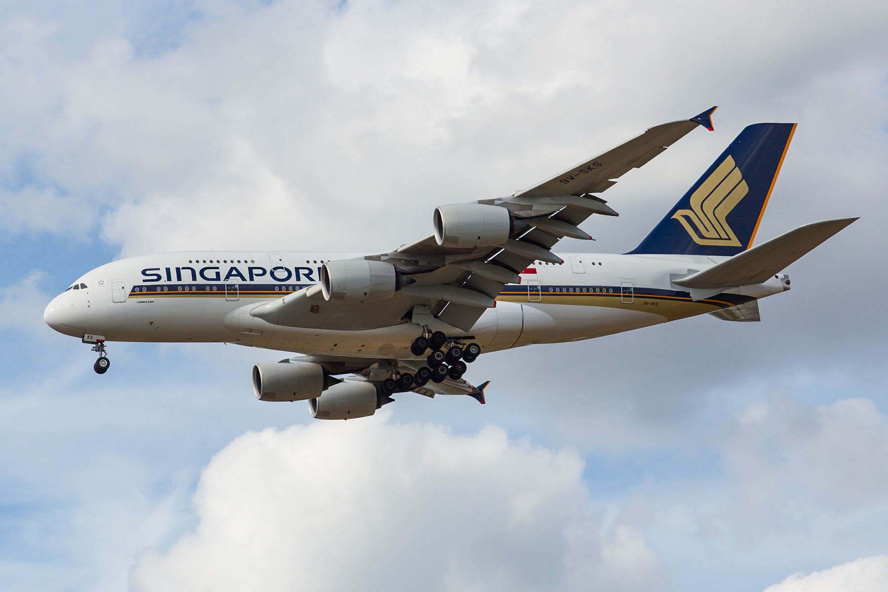 Sie waren einst die ersten, die mit der A 380 flogen, Singapore Airlines.