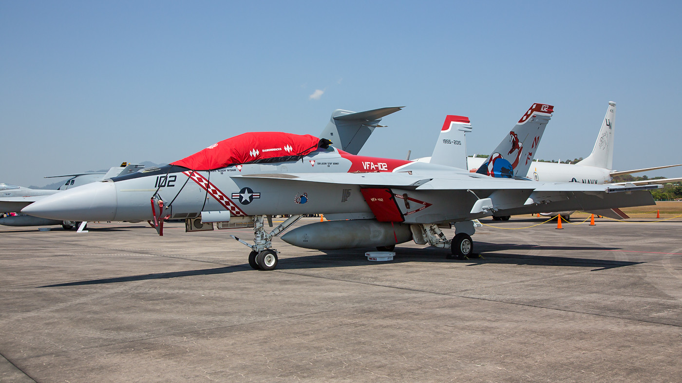 Der CAG der VFA-102 "Diamondbacks" von der "USS George Washington".