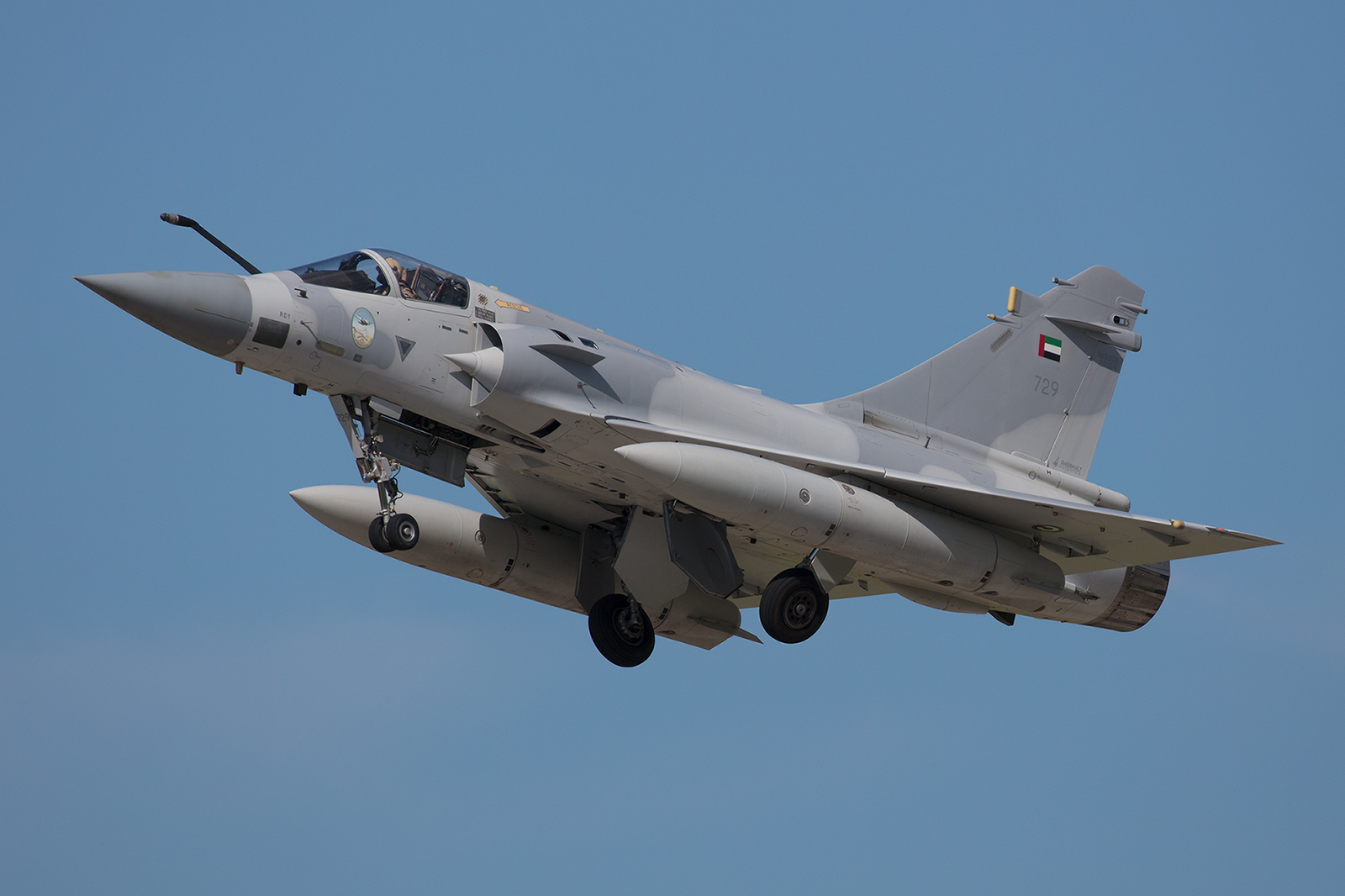 729, AMD Mirage 2000-9 der I Shaheen Sqn aus Al Dhafra (Abu Dhabi).