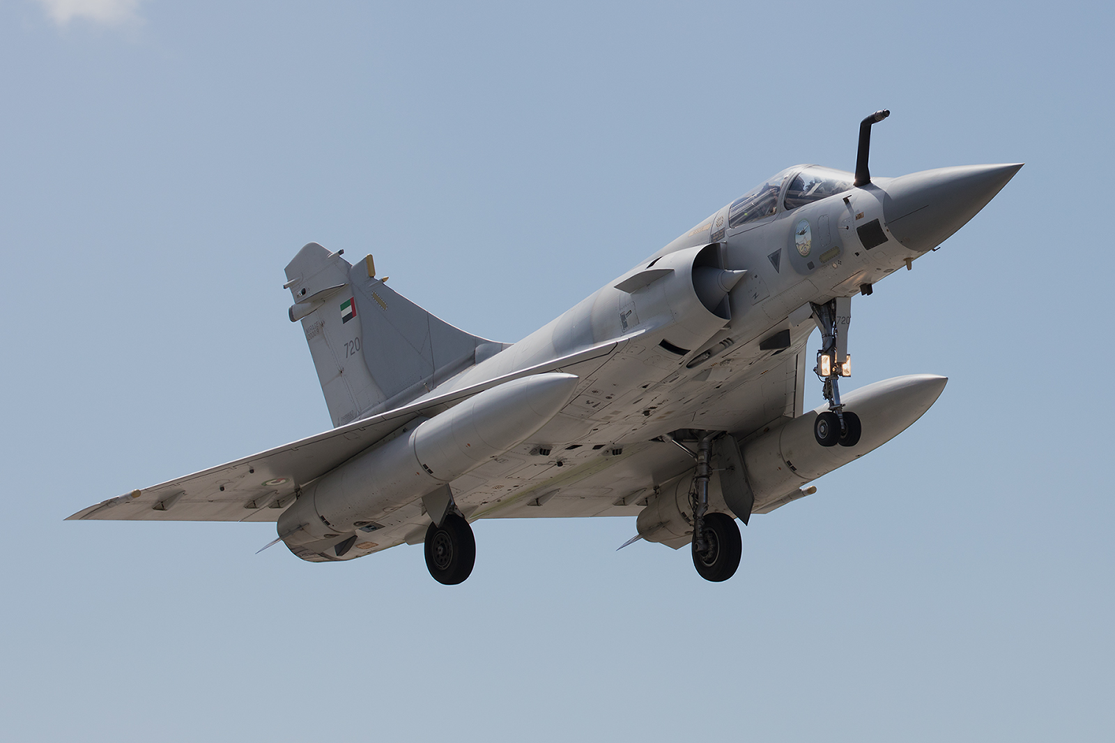 720, AMD Mirage 2000-9 der I Shaheen Sqn aus Al Dhafra (Abu Dhabi).