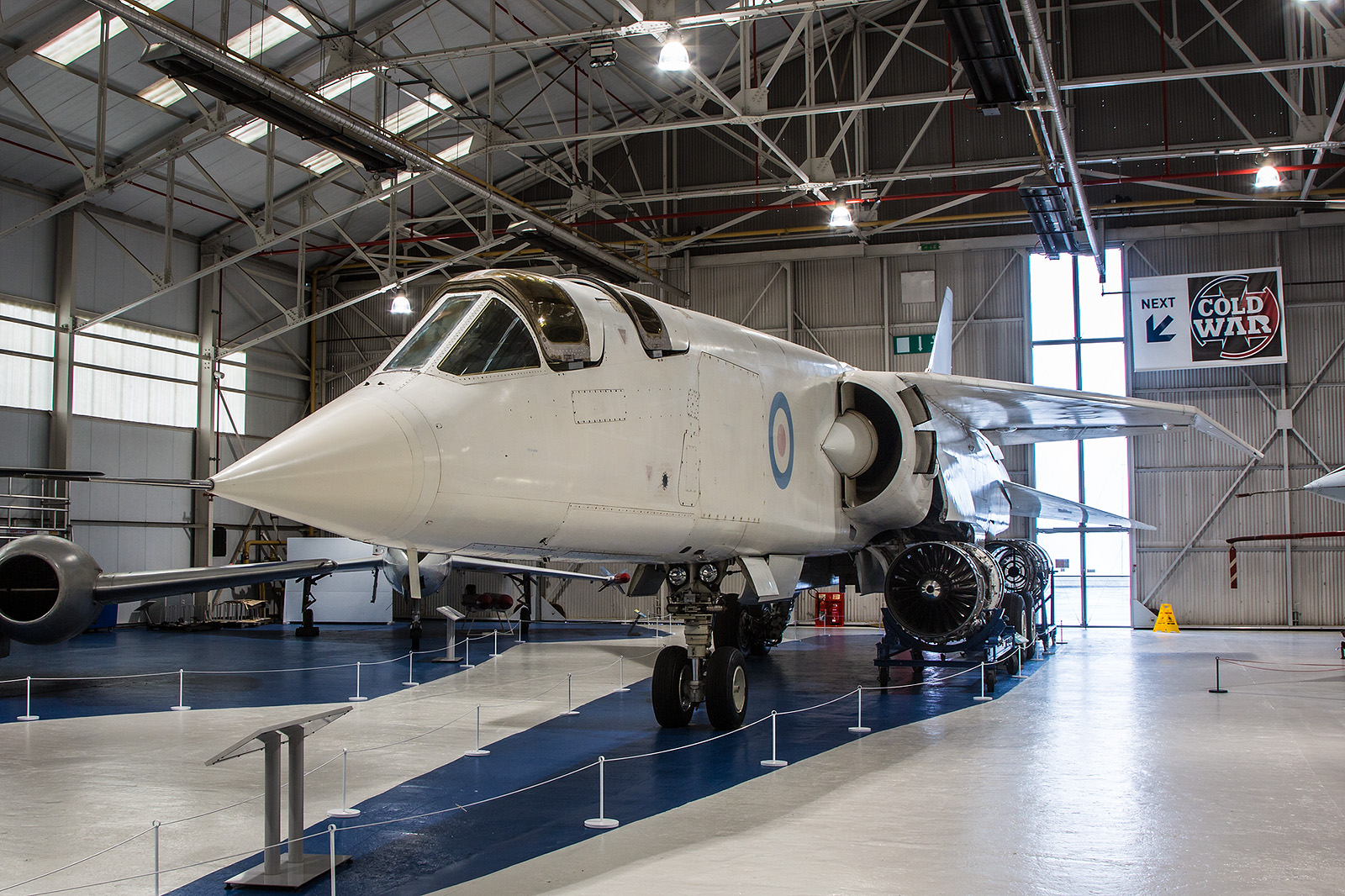 Von der BAC TSR-2 wurde nur drei Exemplare gebaut. Zwei sind noch erhalten, diese in Cosford und eine weitere in Duxford.