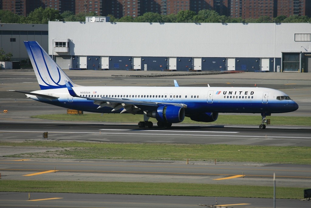 United Boeing 757-200 von der gleichen Position aus.