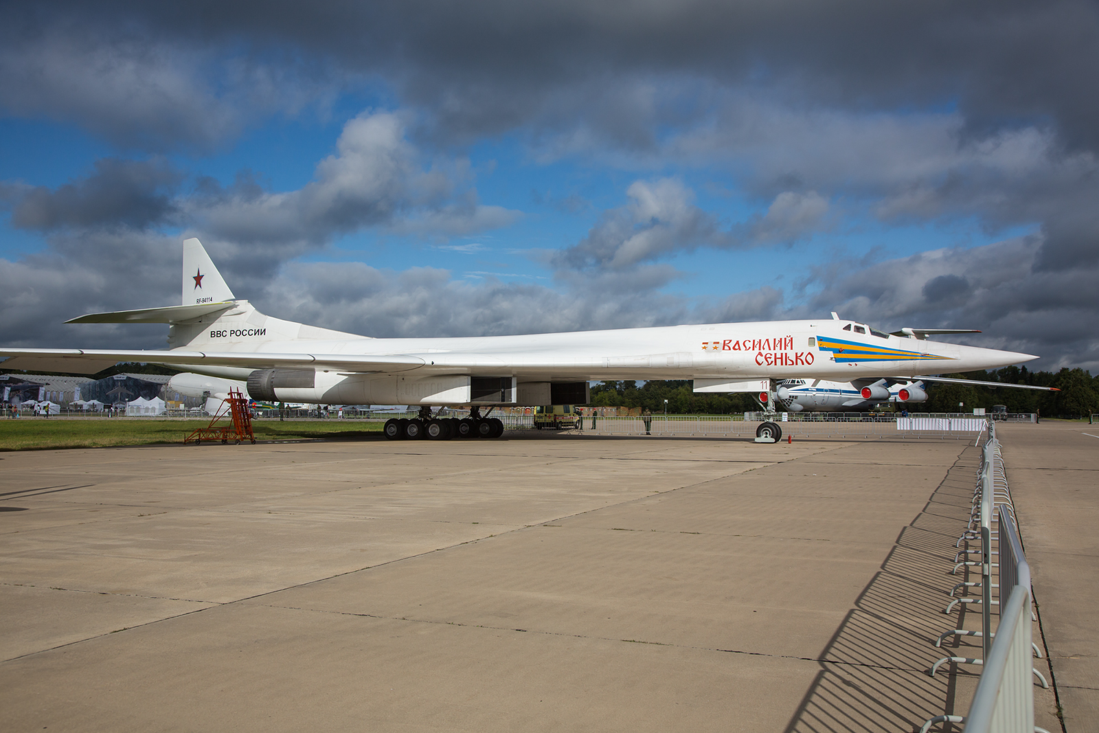 Strategischer Bomber Tupolev Tu-160.