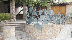 Bloque sanitario de piedra 