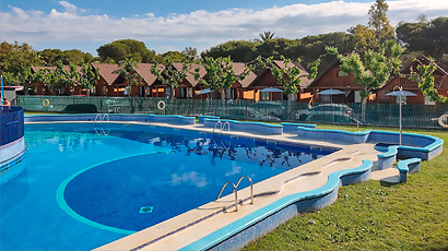 Piscina grande camping