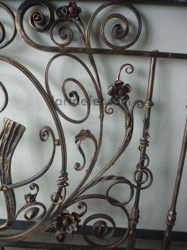 Détail rampe de style Baroque