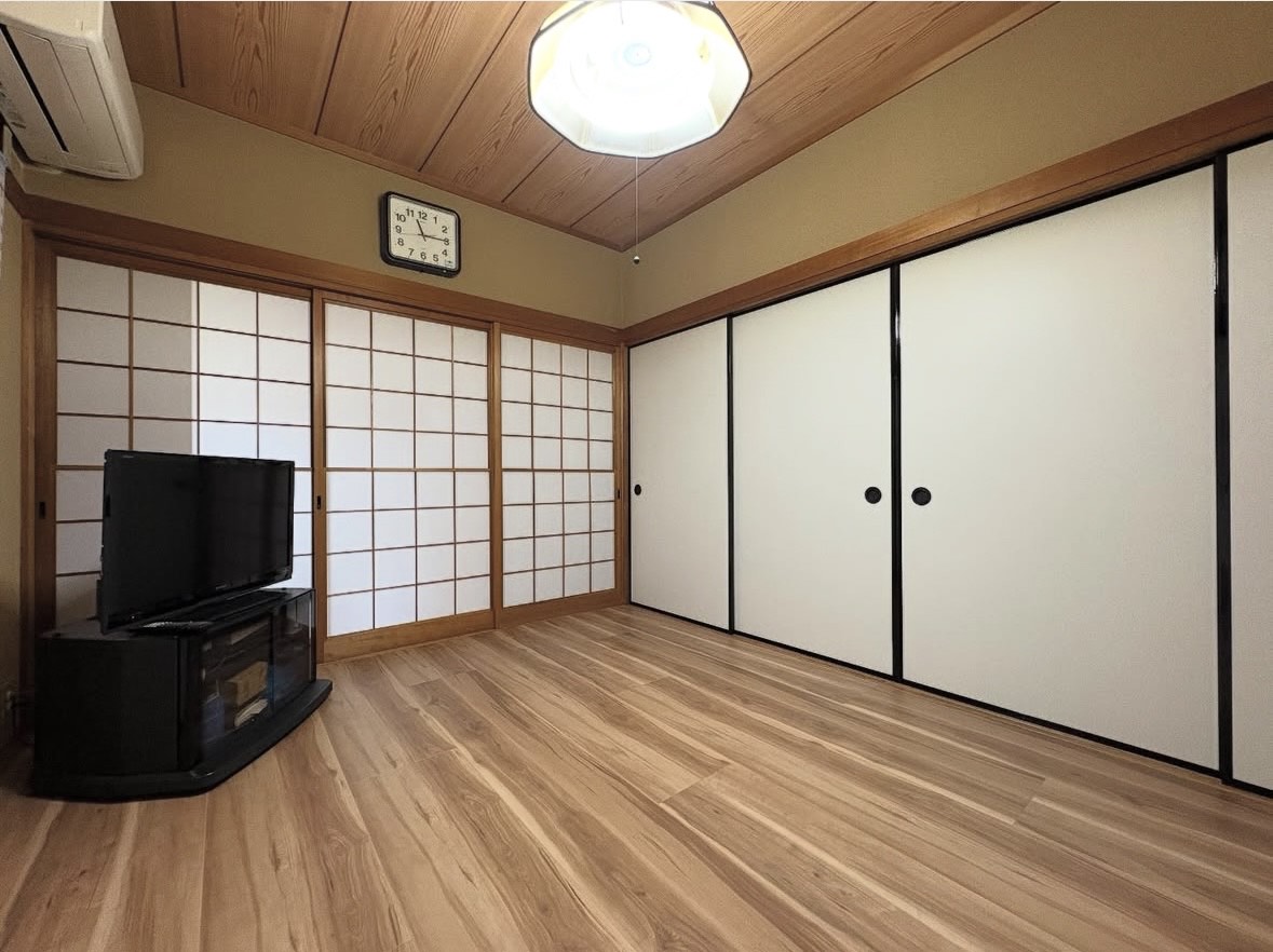 津市リフォーム中住宅ふすま障子納品