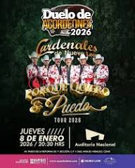 duelo de acordeon, duelo de acordeon concierto, conciertos cdmx, conciertos en enero, conciertos en enero 2026