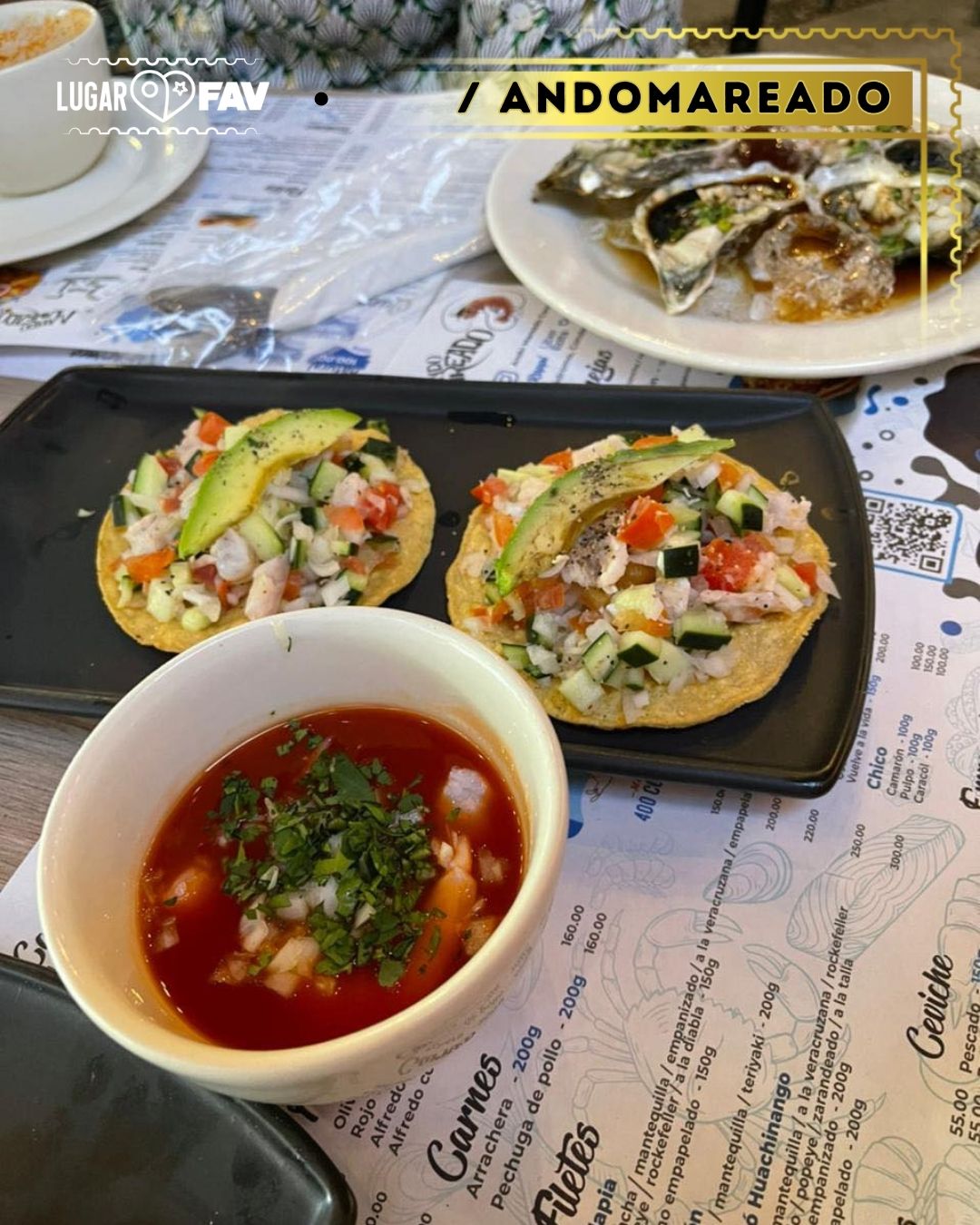 ando mareado, ando mareado cdmx, restaurantes de mariscos, restaurantes de mariscos en cdmx, seafood in mexico city, sea food in mexico, restaurantes con musica en vivo en cdmx, los mejores mariscos en cdmx, lugares para ver deportes en cdmx