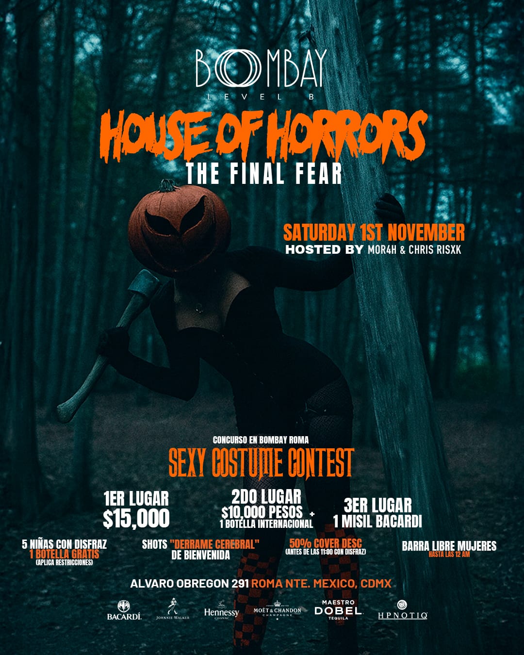 fiesta de halloween en cdmx