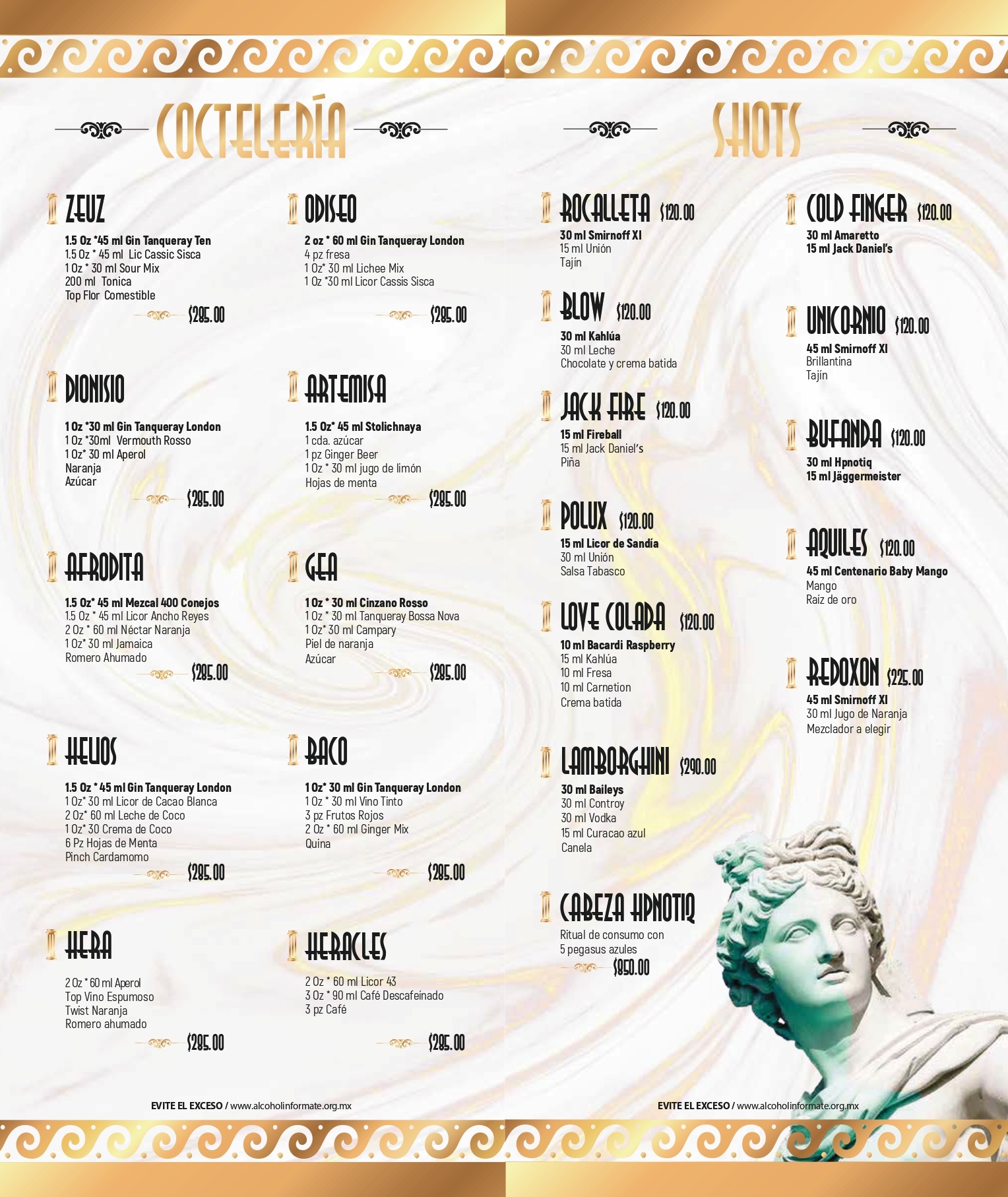 menu puede variar sin previo aviso