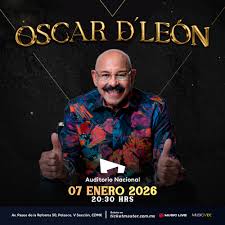 oscar de leon en cdmx, oscar de leon concierto en mexico, conciertos cdmx, conciertos en enero, conciertos en enero 2026