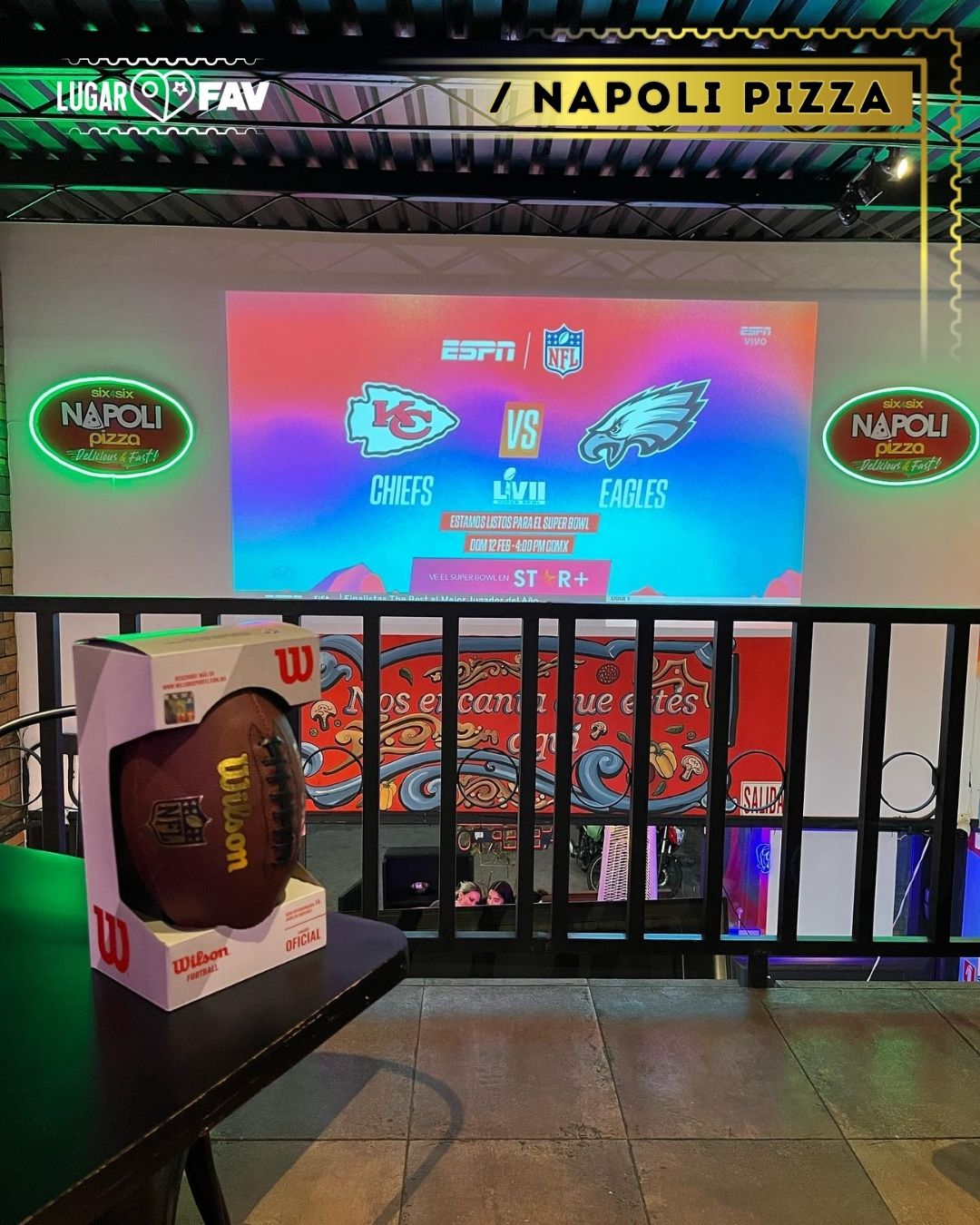 Napoli Pizza, restaurantes para ver deportes en cdmx