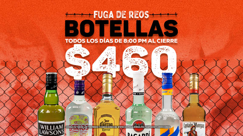 Criminal Wings, promociones en CDMX