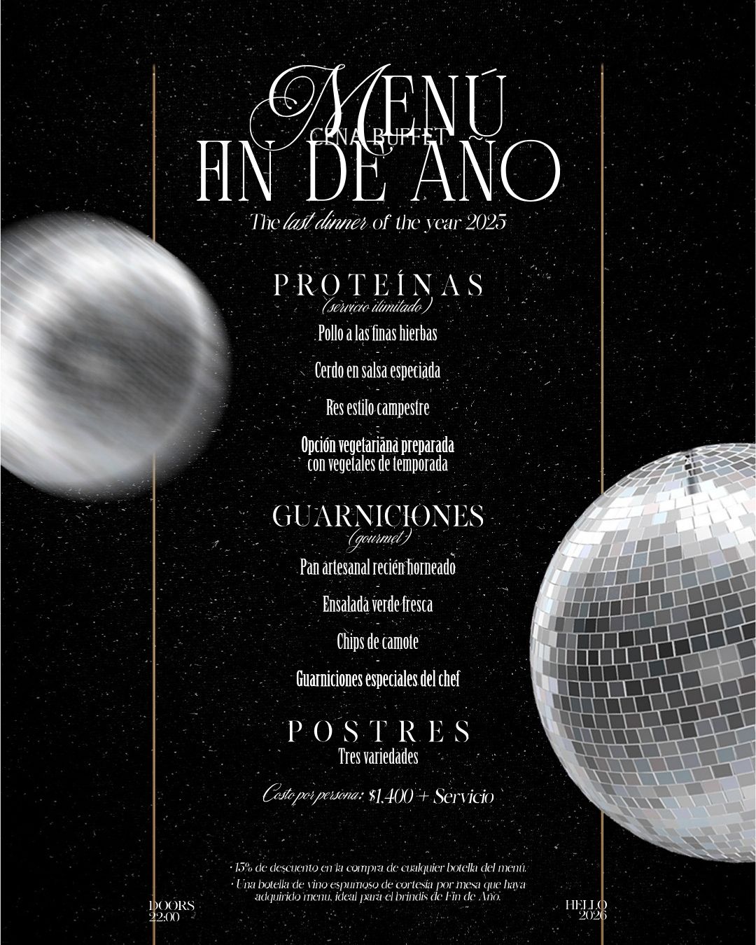 Eventos año nuevo 2026 en cdmx