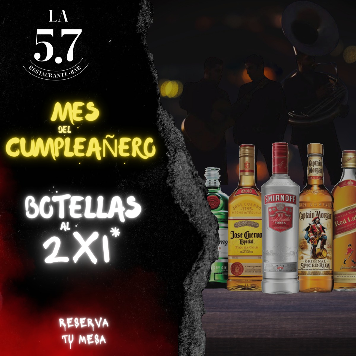 la 5.7 cantina cumpleaños