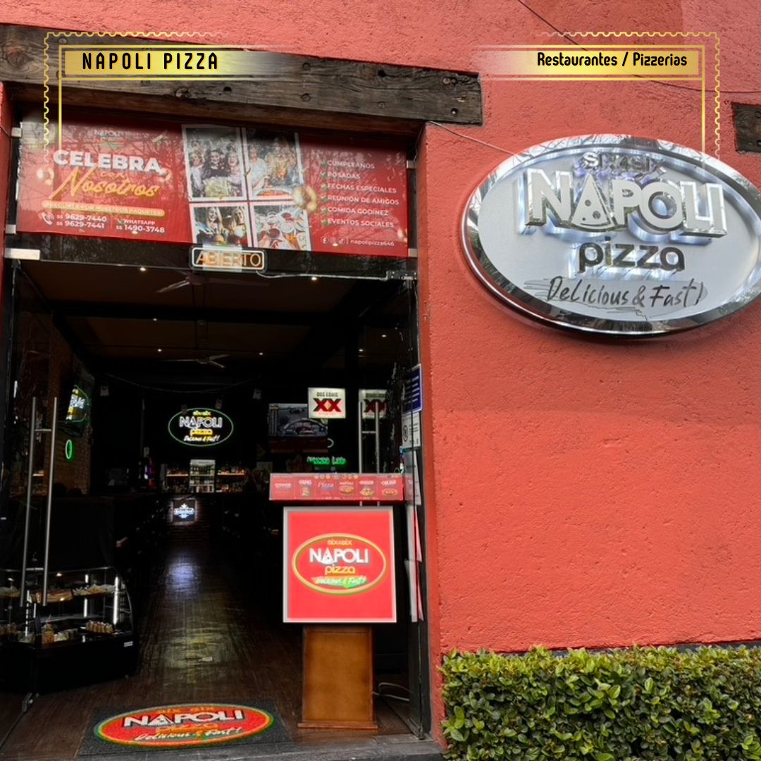 lugares petfriendly en cdmx, napoli pizza