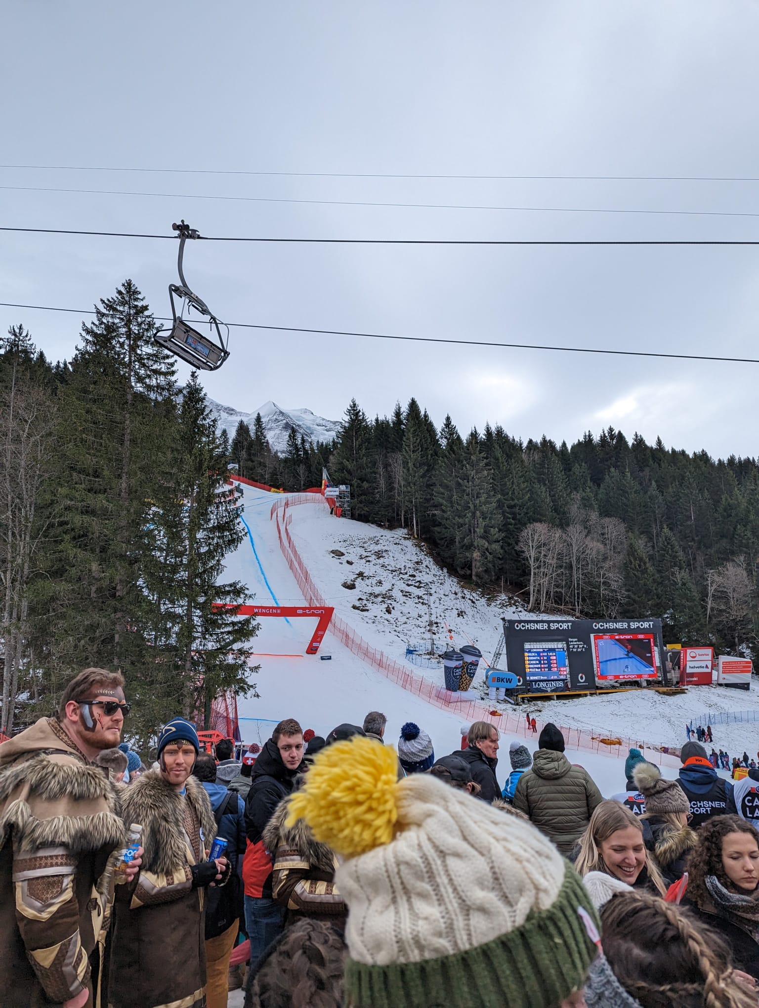  Lauberhornrennen Wengen - Rhythmus Rammler Schlierbach Motiv 