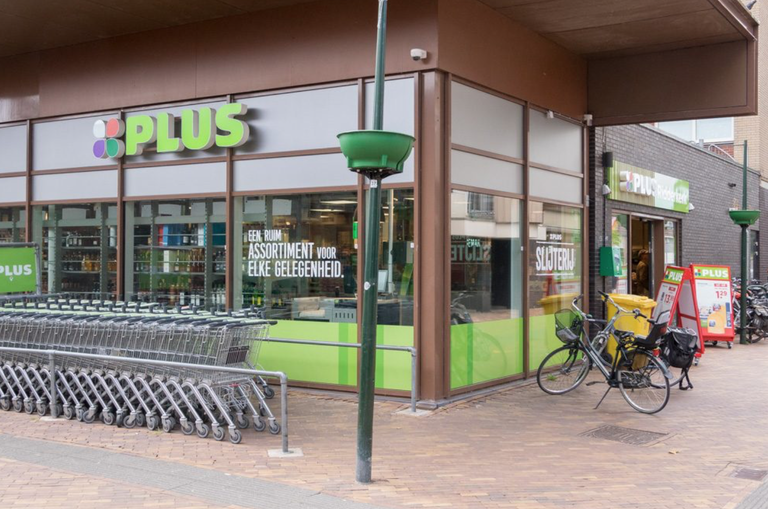 Levensmiddelen actie van Plus