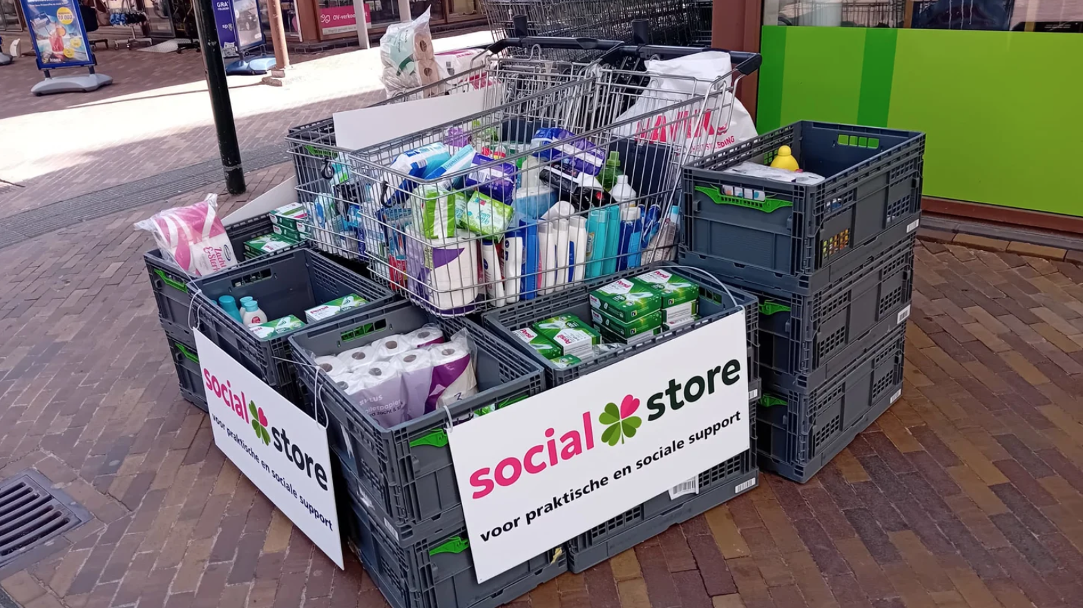 Dank voor donaties Social Store