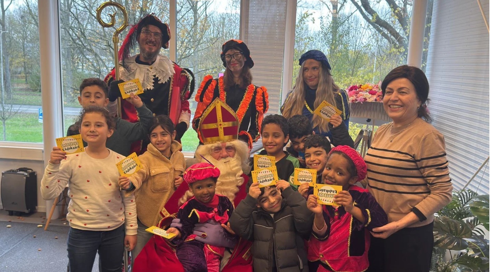 Sinterklaasfeest bij Sociale Store