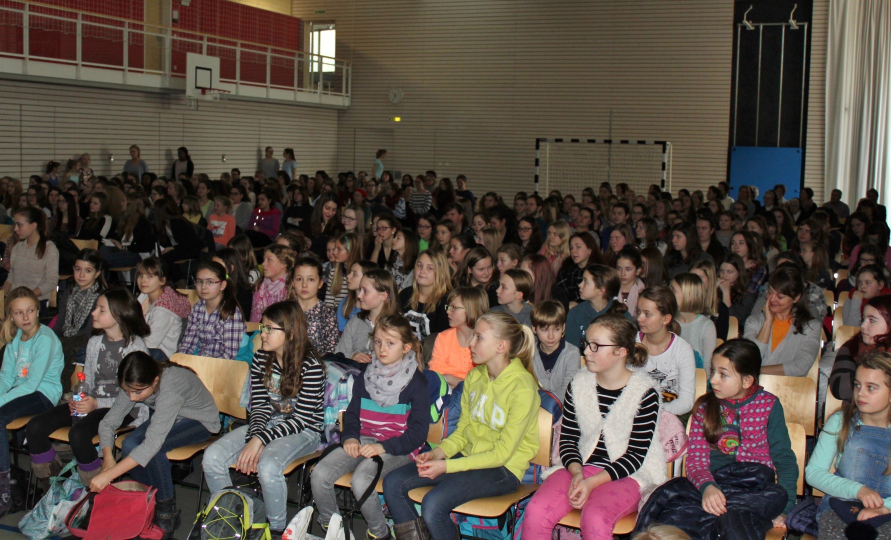 Die ganze Schule feiert mit