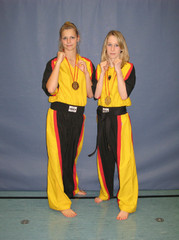 Franziska (Weltmeisterin) und Kerstin( Vizeweltmeisterin)