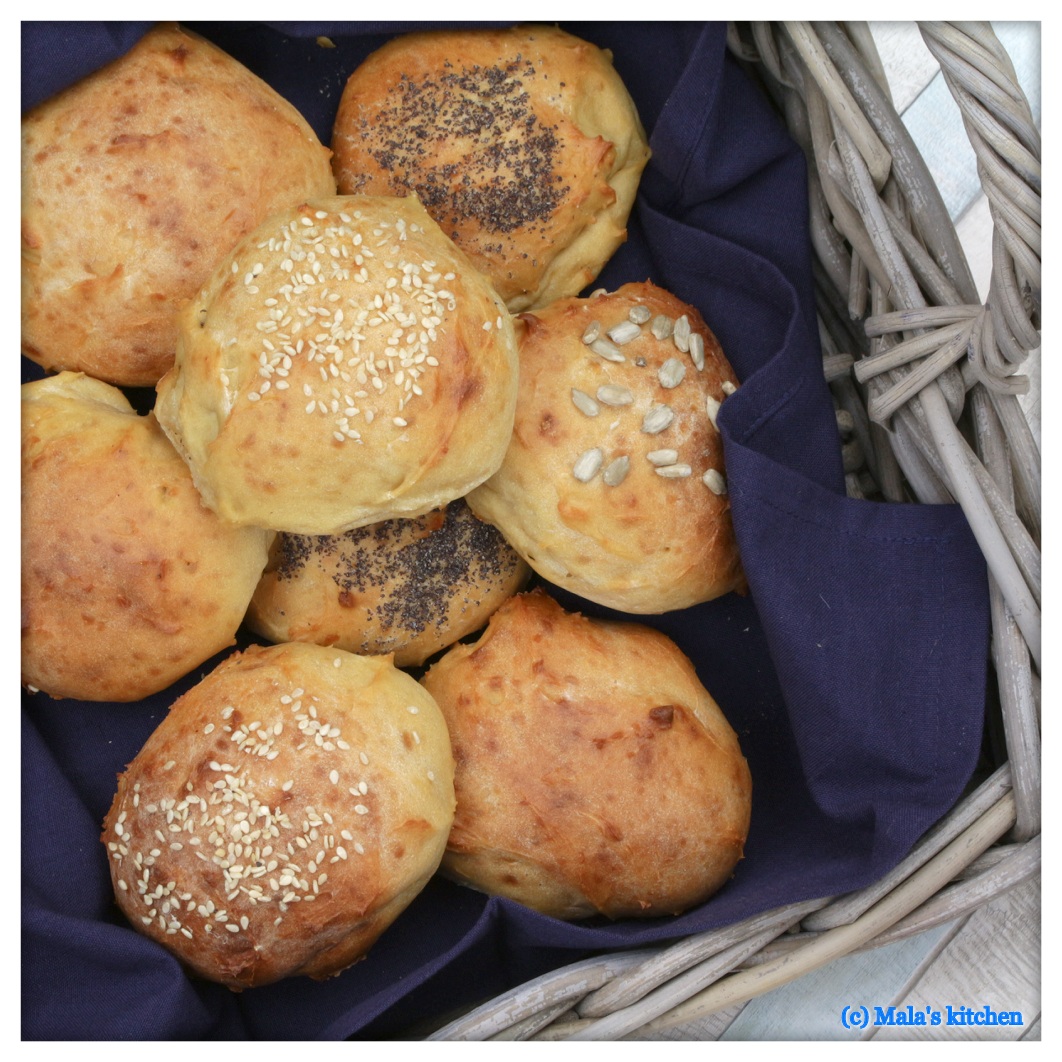 Süße Topfenbrötchen