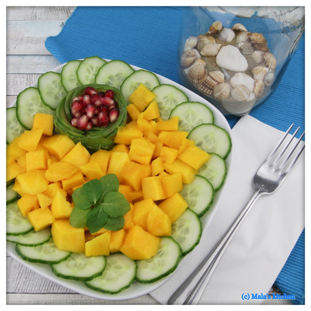 Mango-Gurken-Salat