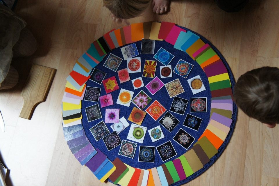 Atelier Mandala avec les enfants - Ecole Montessori - 2013