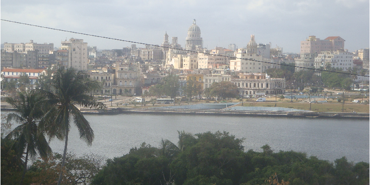 Havana-Cuba-Classic-American-Cars-Street-Fort-Cabana-Spanish