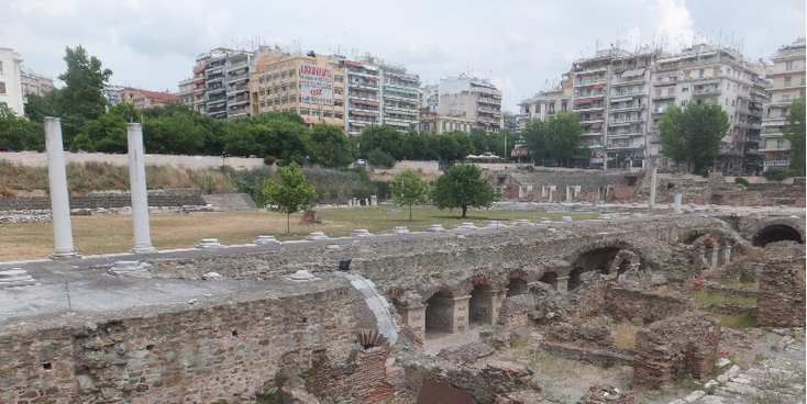 Thessaloniki-City-Walls-Roman-Greece-Archeology