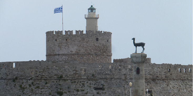 Rhodes-Island-City-Lighthouse-Greece-Harbour-Citywall