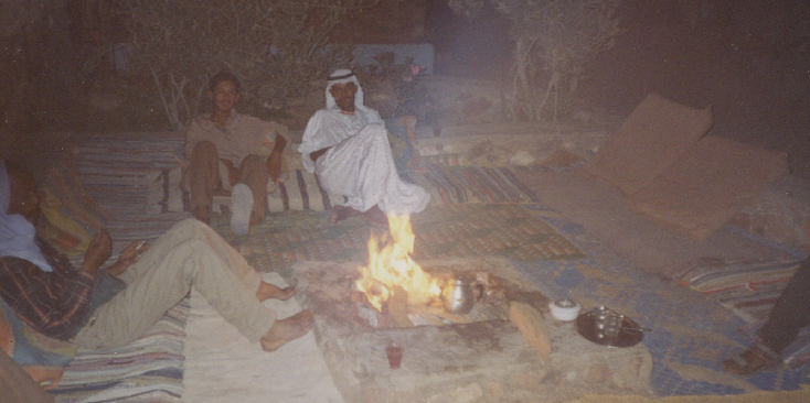 Egypt-Sinai-Desert-Campfire-Locals-Berber-Camp-Tent-Dahab-Nuweiba