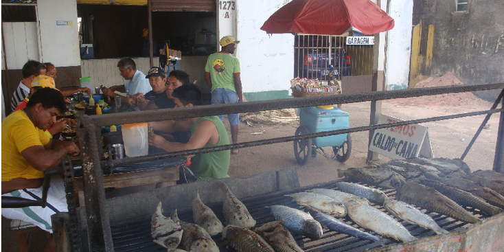 Paraty-Grilled-Fish-BBQ-barbeque-Brazil-Colonial-Buildings-Mine-Silver-Streetlife