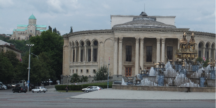 Kutaisi-Georgia-Square-Bagrati-Cathedral