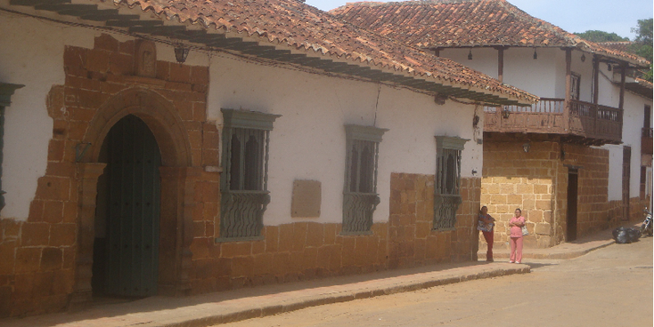 Barichara-Colombia-village-San-Gil-church