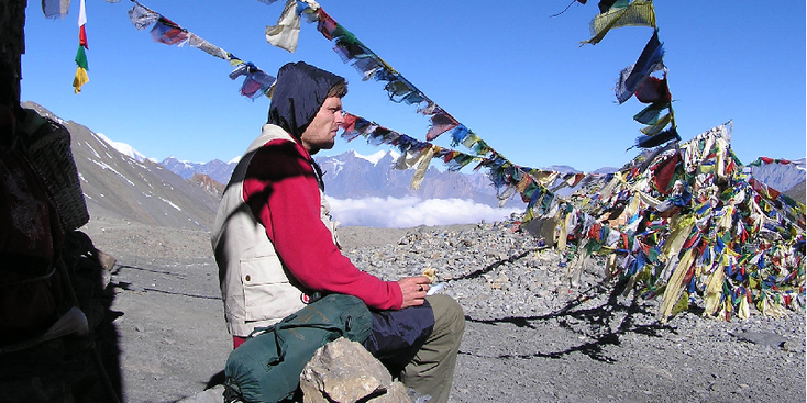 Annapurna-Circuit-Temple-Himalaya-Mountains-Nepal-Range-Prayer-Flags