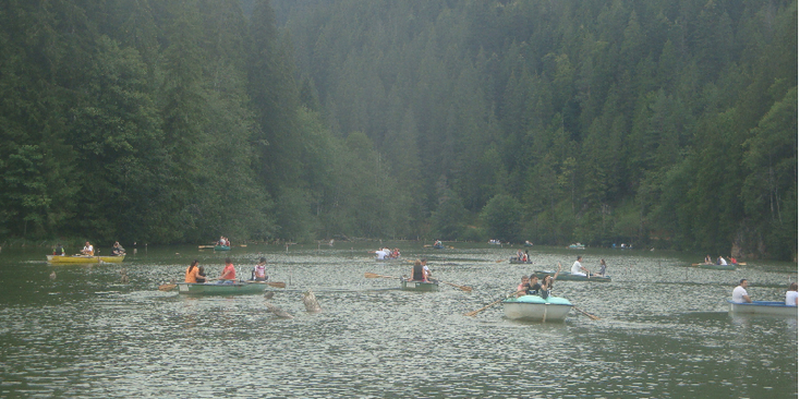 Lacul-Rosu-Lake-Trees-Boats-Romania
