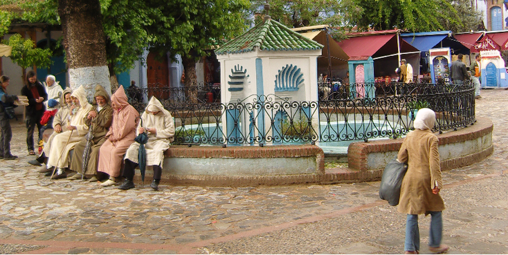 Chefchaouen-Blue-City-Morocco-House-Square