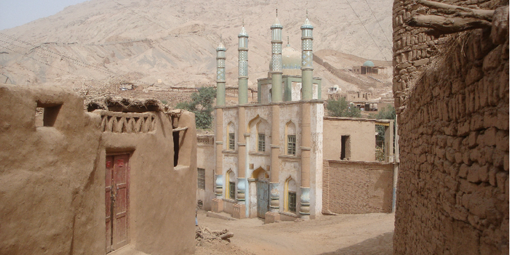 Tuyoq-Turpan-Tour-Mosque-Mudbrick-China