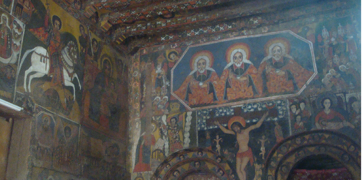 Gondor-Debre-Berhan-Selassie-Church-Camelot-Ethiopia-Castle-Palace-Royal-Empire-Fasiladas